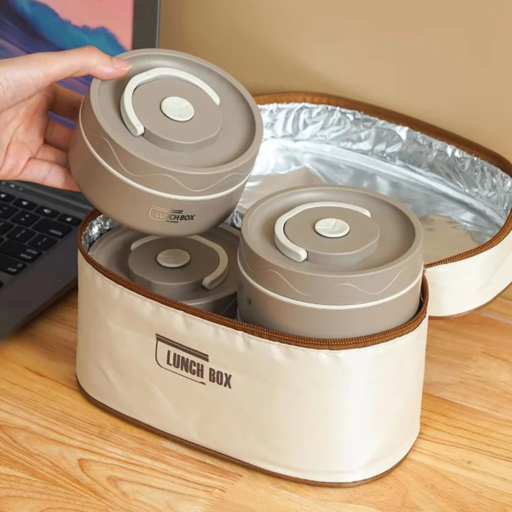 Lonchera Termica Lunch Box 4 en 1